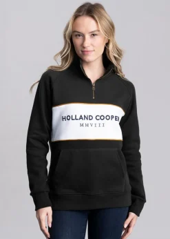 Sporting Heritage Zip Henley - Racing Green