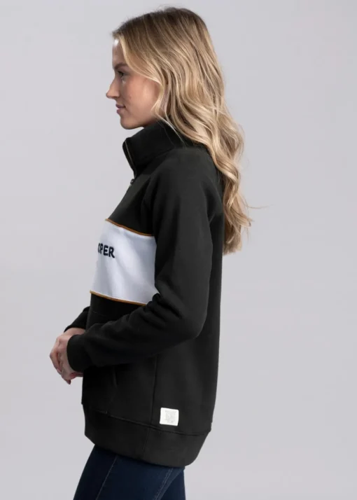 Sporting Heritage Zip Henley - Racing Green