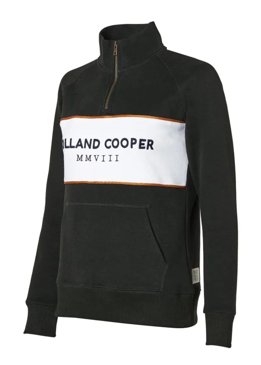 Sporting Heritage Zip Henley - Racing Green