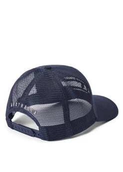 Stencil Trucker Cap - Navy