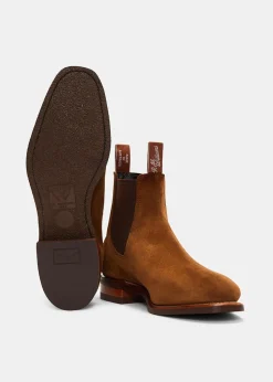 Suede Comfort Craftsman Boots - Cedar