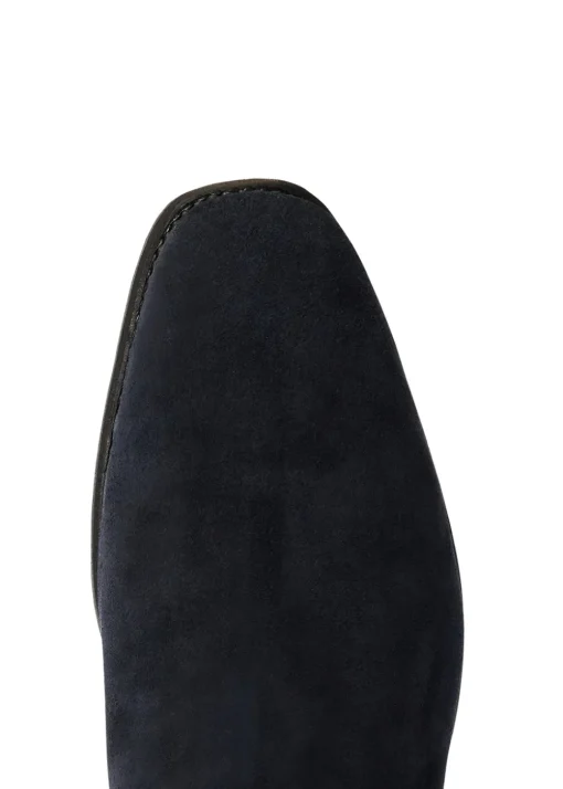 Suede Comfort Craftsman Boots - Midnight