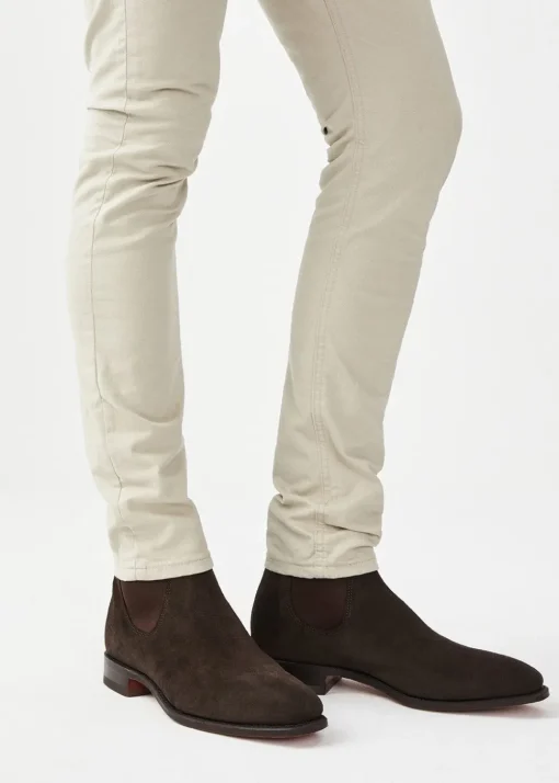 Suede Comfort Craftsman Boots - Chocolate