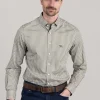 Superfine Gunn Check Oxford Shirt - Loden