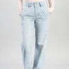 Tailored Wide Leg Jeans - Vintage Indigo