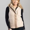The Agnes Fleece Gilet - Ecru