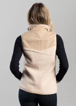 The Agnes Fleece Gilet - Ecru