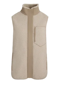 The Agnes Fleece Gilet - Ecru