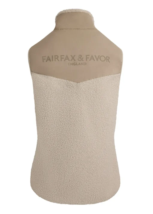 The Agnes Fleece Gilet - Ecru