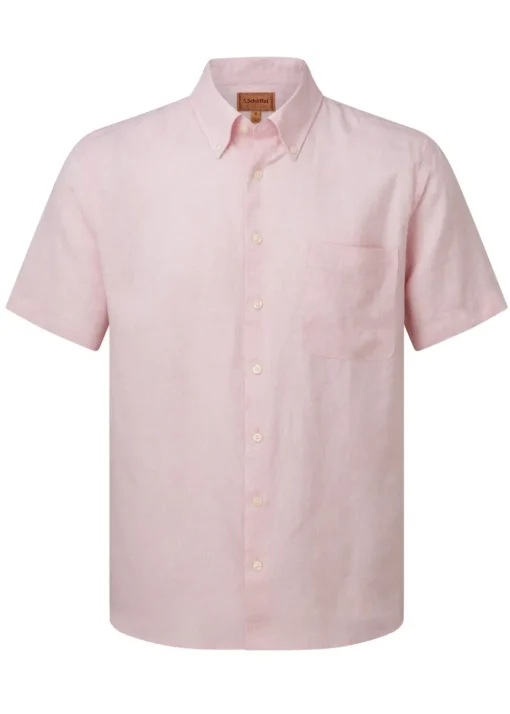 Thornham Short Sleeve Classic Shirt - Pale Pink