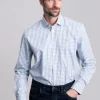 Thorpeness Tailored Shirt - Pigeon Blue