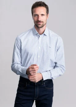 Thorpeness Tailored Shirt - Pigeon Blue