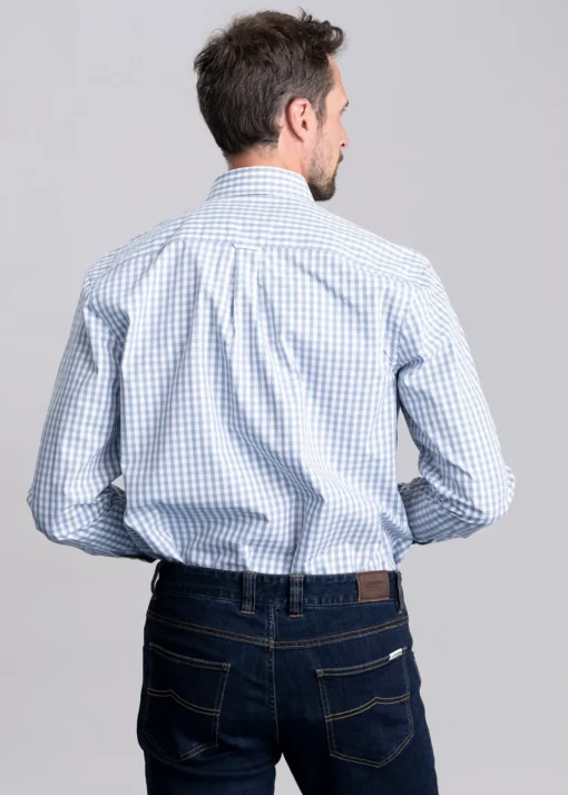 Thorpeness Tailored Shirt - Pigeon Blue