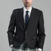 Tweed Argyll Jacket - Charcoal
