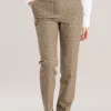 Twill Slim Leg Trousers - Somerset Check