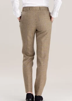 Twill Slim Leg Trousers - Somerset Check