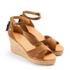 Valencia Wedge - Tan