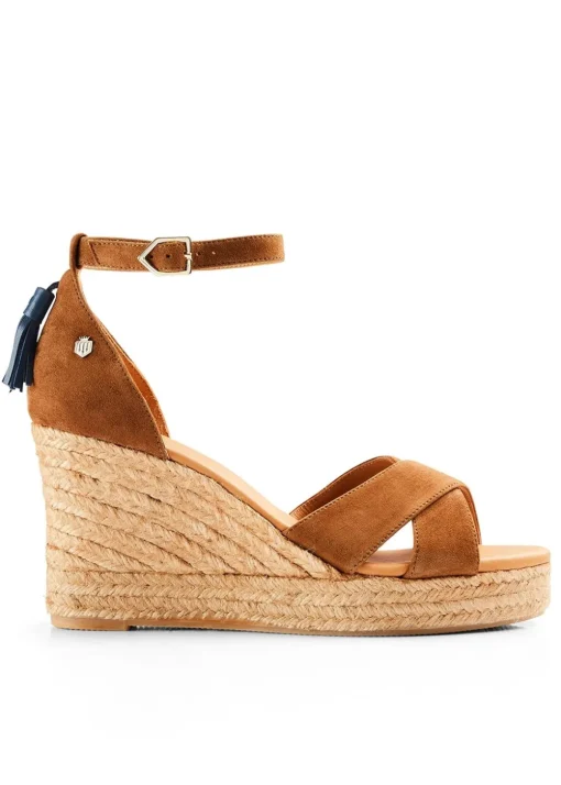 Valencia Wedge - Tan