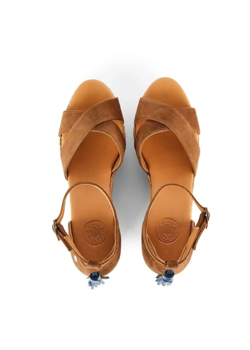 Valencia Wedge - Tan