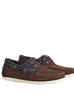 Wake Boat Shoes - Brown and Navy