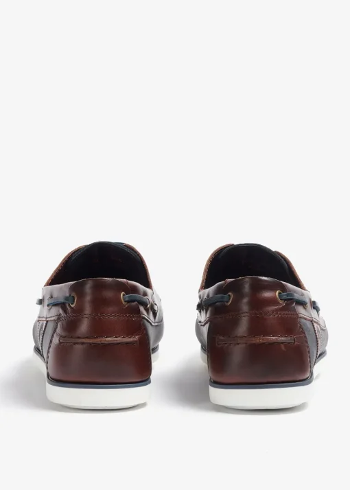 Wake Boat Shoes - Navy and Brown