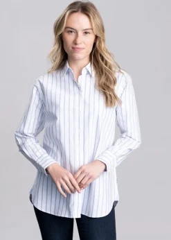 Walberswick Oxford Shirt - Blue Stripe