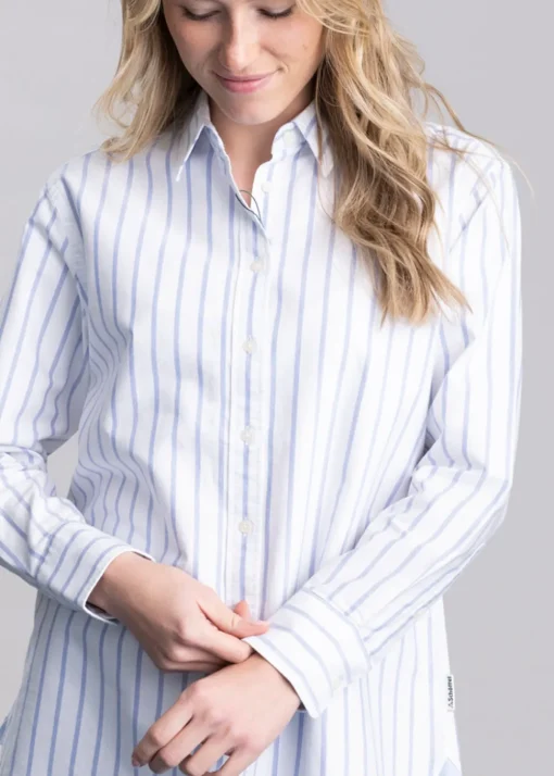Walberswick Oxford Shirt - Blue Stripe