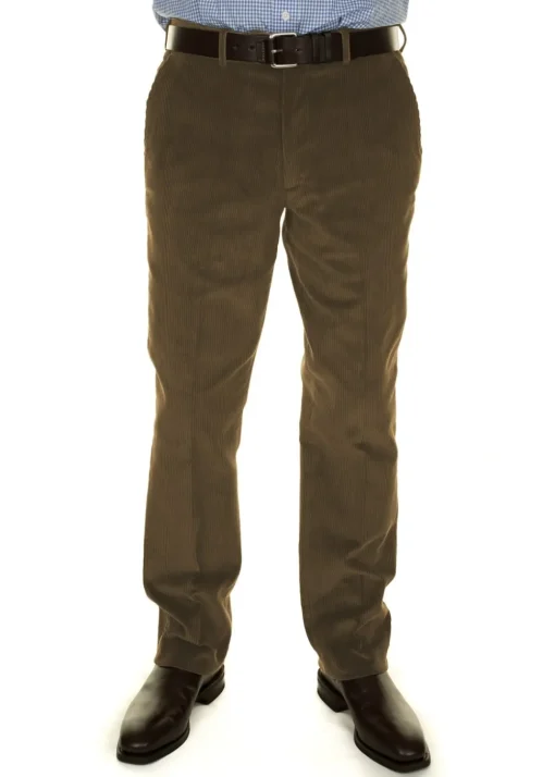 Warwick Cord Trousers - Light Stone