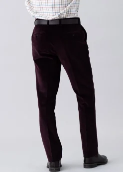 Warwick Cord Trousers - Wine