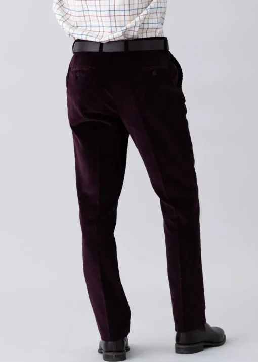 Warwick Cord Trousers - Wine