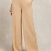 Wide Leg Pants - Camel