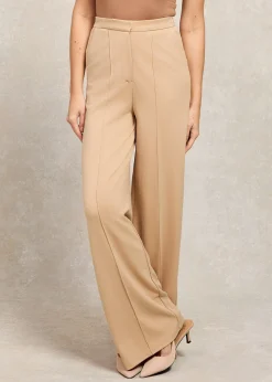 Wide Leg Pants - Camel