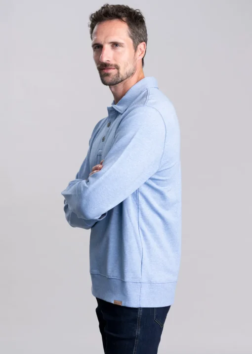 Wilton Sweatshirt - Chambray Blue Heather