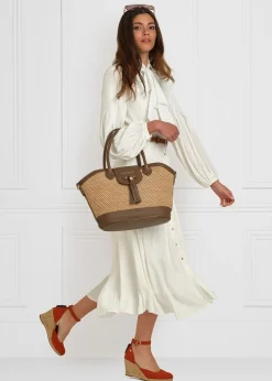 Windsor Basket Bag - Tan