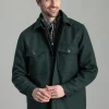 Wool Overshirt - Tartan Green