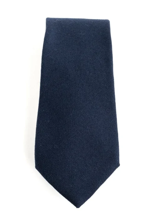 Wool Tie - Navy